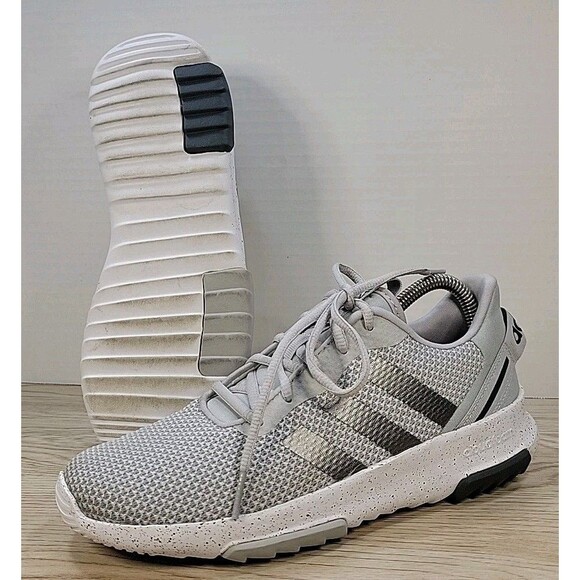 Adidas Racer TR 2.0 J H04447 Grey Iron Metallic Sneakers Youth Size 5.5 - Picture 1 of 14